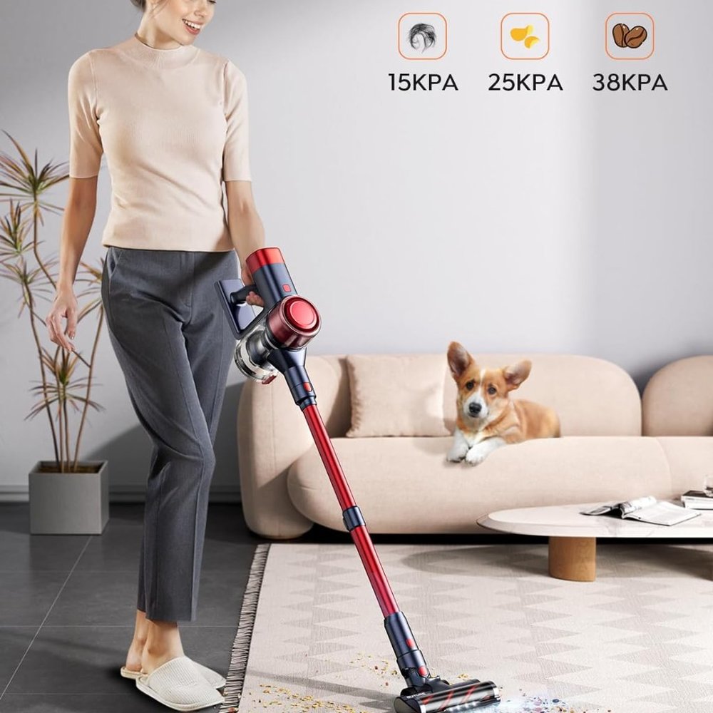 BuTure Cordless Vacuum Cleaner - 450W 38Kpa with Auto Mode Docking Station - Picture 7 of 8